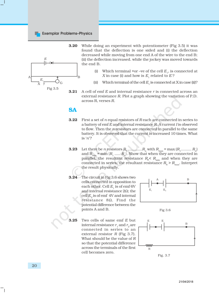 NCERT Exemplar Class 12 Physics Chapter 3 Image 5
