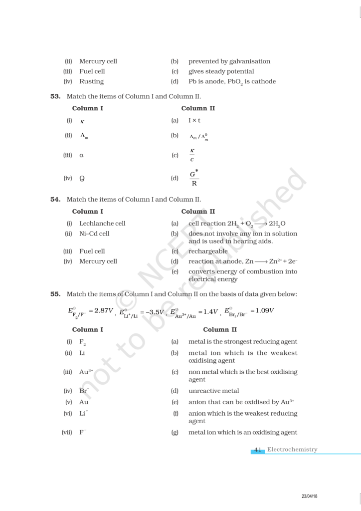 Ncert Exemplar Class 12 Chemistry Chapter 3 Electrochemistry 3804